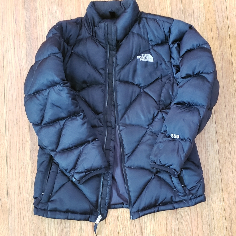 Girls XL The North Face black puffer